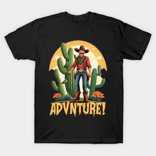 cowboy adventure T-Shirt by AOAOCreation